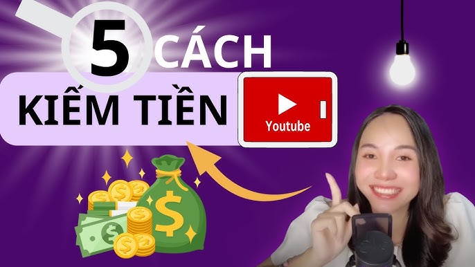 Kiếm tiền YouTube không cần video gốc