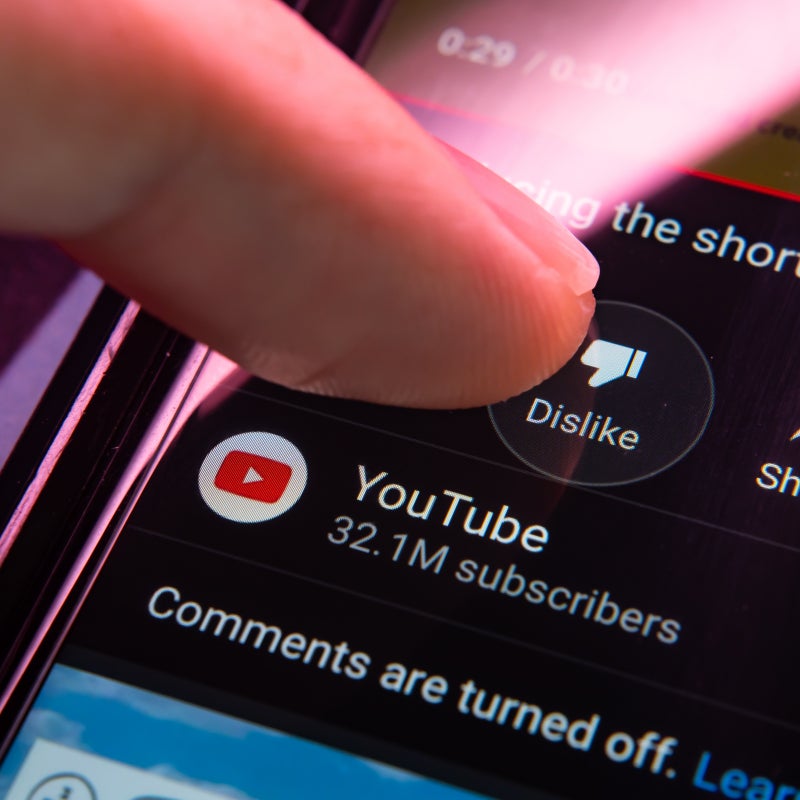 Dislike Youtube