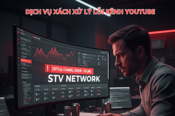 Cứu Kênh YouTube Trước Khi Quá Muộn – Dịch Vụ Xách Xử Lý Lỗi Kênh YouTube Tại STV Network - Uy Tín Tại Việt Nam