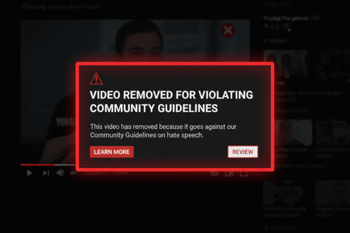 Cách Gỡ Vi Phạm Tiêu Chuẩn Cộng Đồng YouTube (Hướng Dẫn Chi Tiết)