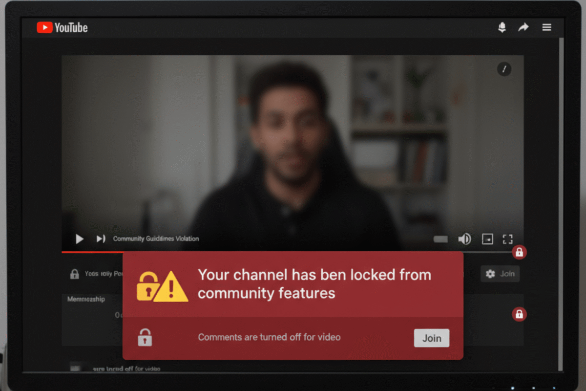 Nguyên Nhân Kênh Youtube Bị “Die Cộng Đồng”