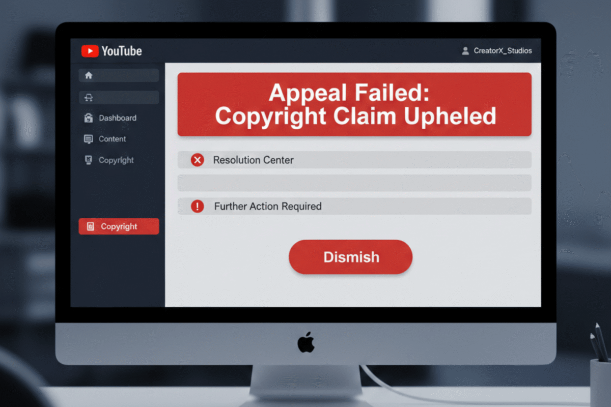 Lỗi Kháng Cáo Bản Quyền Trên Youtube - Viết Đơn Kháng Cáo Không Chuẩn