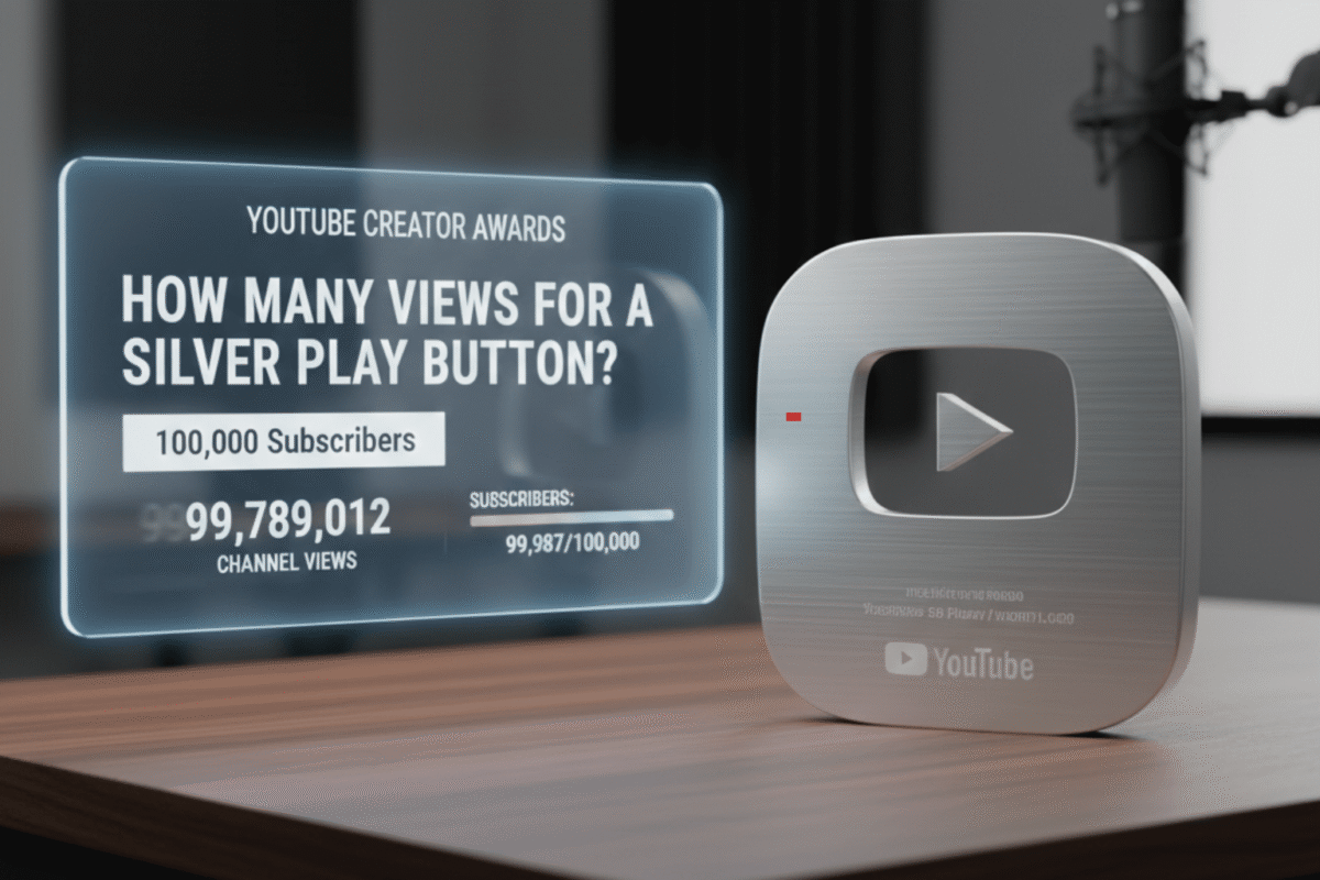 Cần Bao Nhiêu View Để Xin Nút Bạc YouTube?