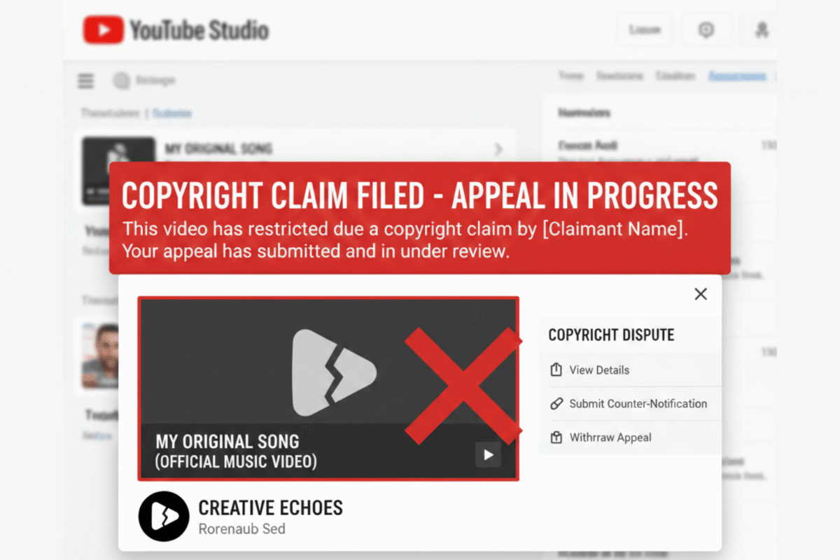 Các Lưu Ý Quan Trọng Khi Kháng Nghị Bản Quyền YouTube