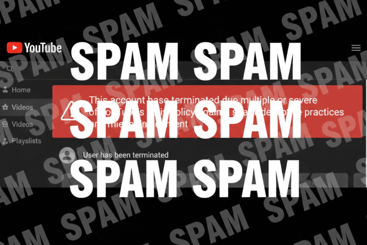 Kênh Youtube Bị Khóa Do Spam