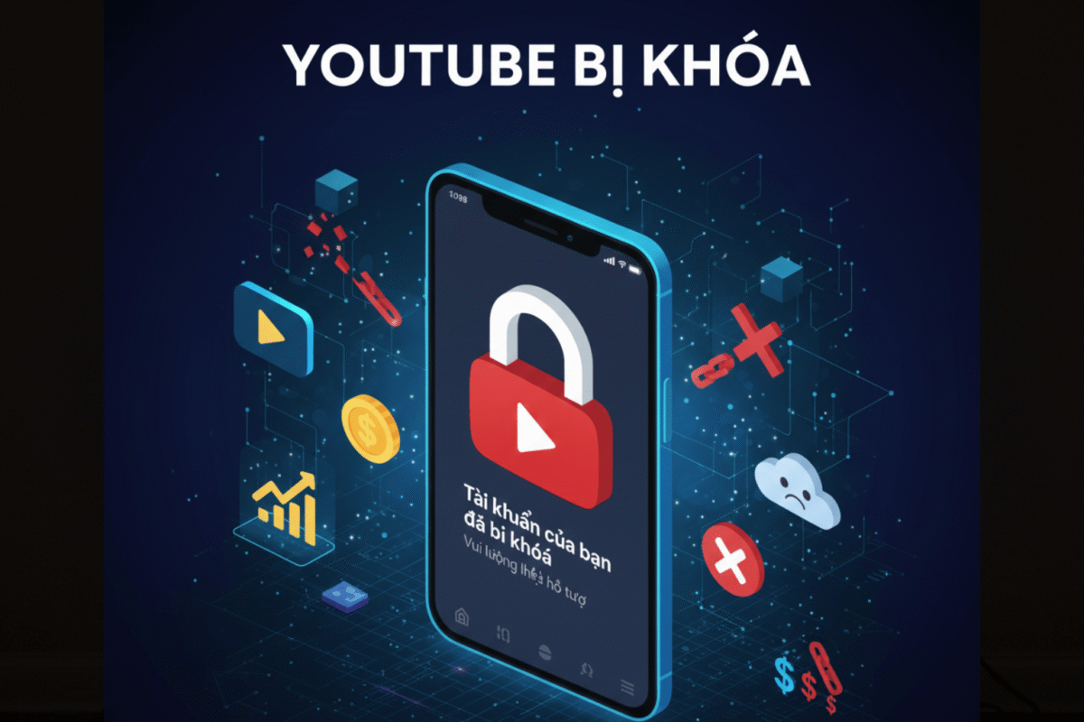 Youtube Bị Khóa Phải Làm Sao - Cách Khắc Phục Khi Tài Khoản Youtube Bị Khóa