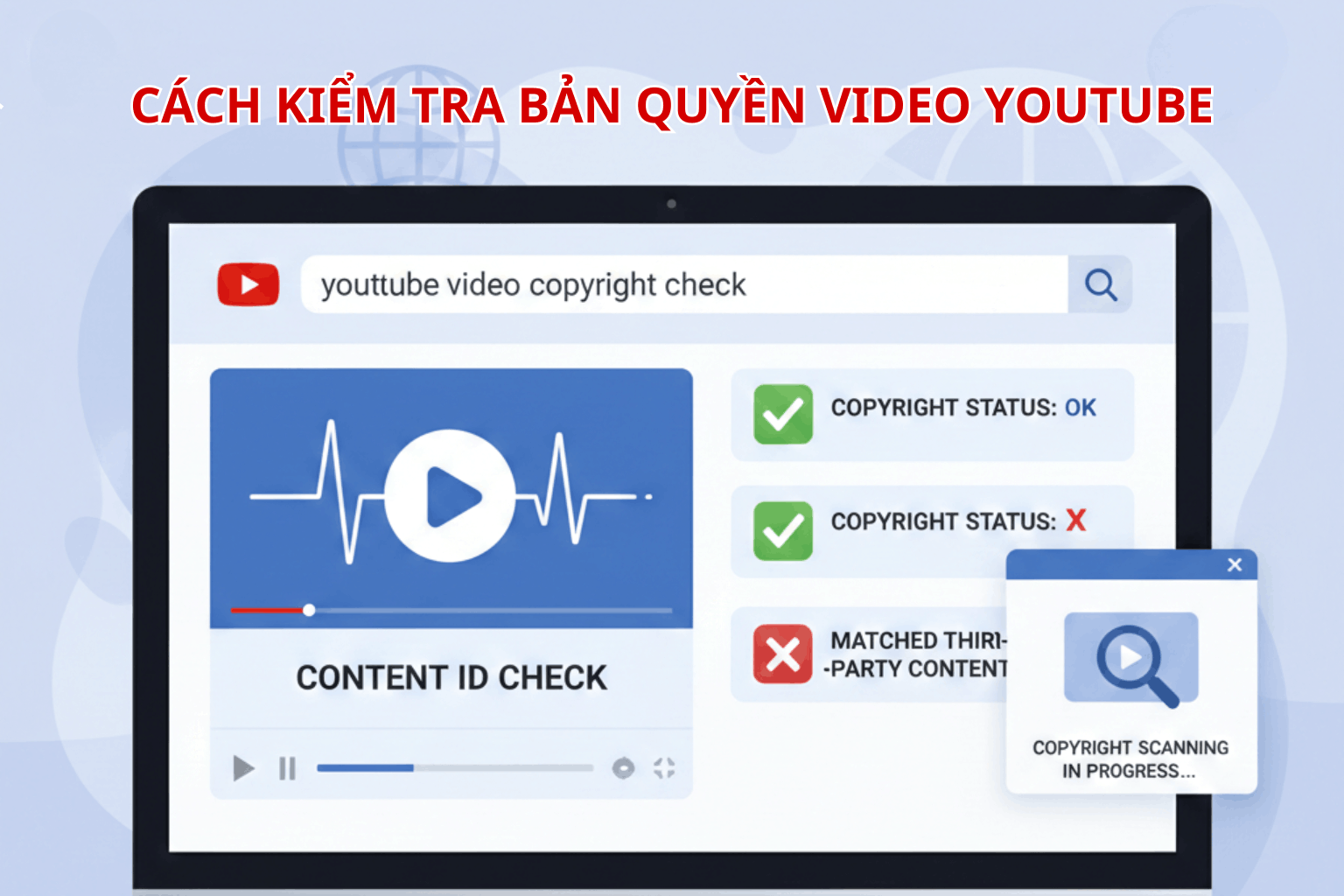 Cách Kiểm Tra Bản Quyền Video YouTube: Bí Quyết Giúp Tránh Vi Phạm Và Bảo Vệ Kênh An Toàn