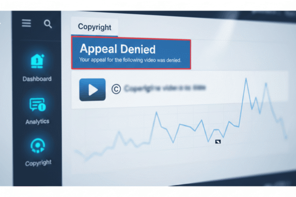 Cách Xử Lý Đúng Khi Kháng Cáo Bản Quyền YouTube Bị Từ Chối
