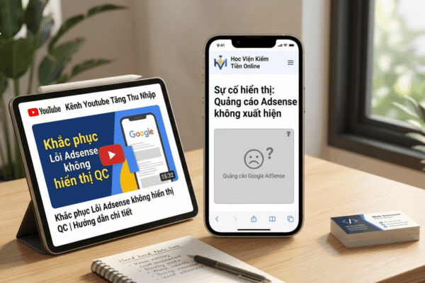 Adsense Không Hiển Thị Quảng Cáo Youtube? 10 Nguyên Nhân Khiến Doanh Thu = 0