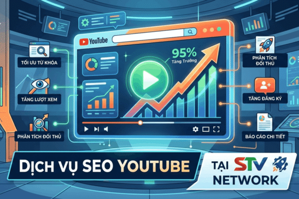 Dịch Vụ SEO Youtube tại STV Network – Giải Pháp Tăng Trưởng Kênh YouTube Bền Vững