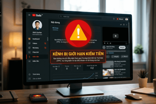 Kênh YouTube Bị Giới Hạn Kiếm Tiền: Nguyên Nhân, Giải Pháp và Cách Khôi Phục