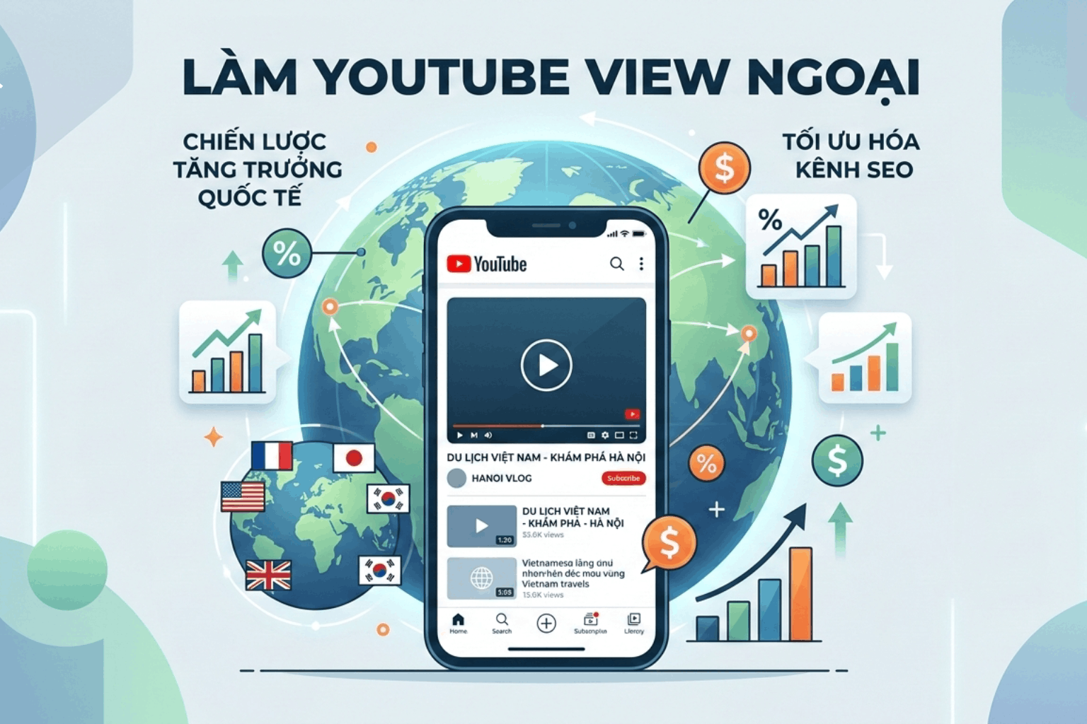 Làm YouTube View Ngoại: Hướng Dẫn Chi Tiết Cách Xây Kênh YouTube Kiếm Tiền Từ Thị Trường Quốc Tế