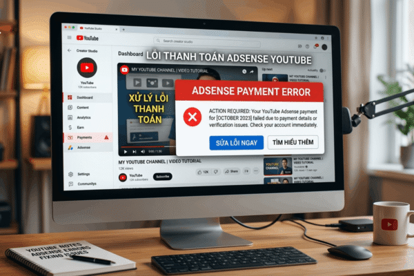 Cách Kiểm Tra Lỗi Thanh Toán Adsense Youtube Chính Xác Từng Bước