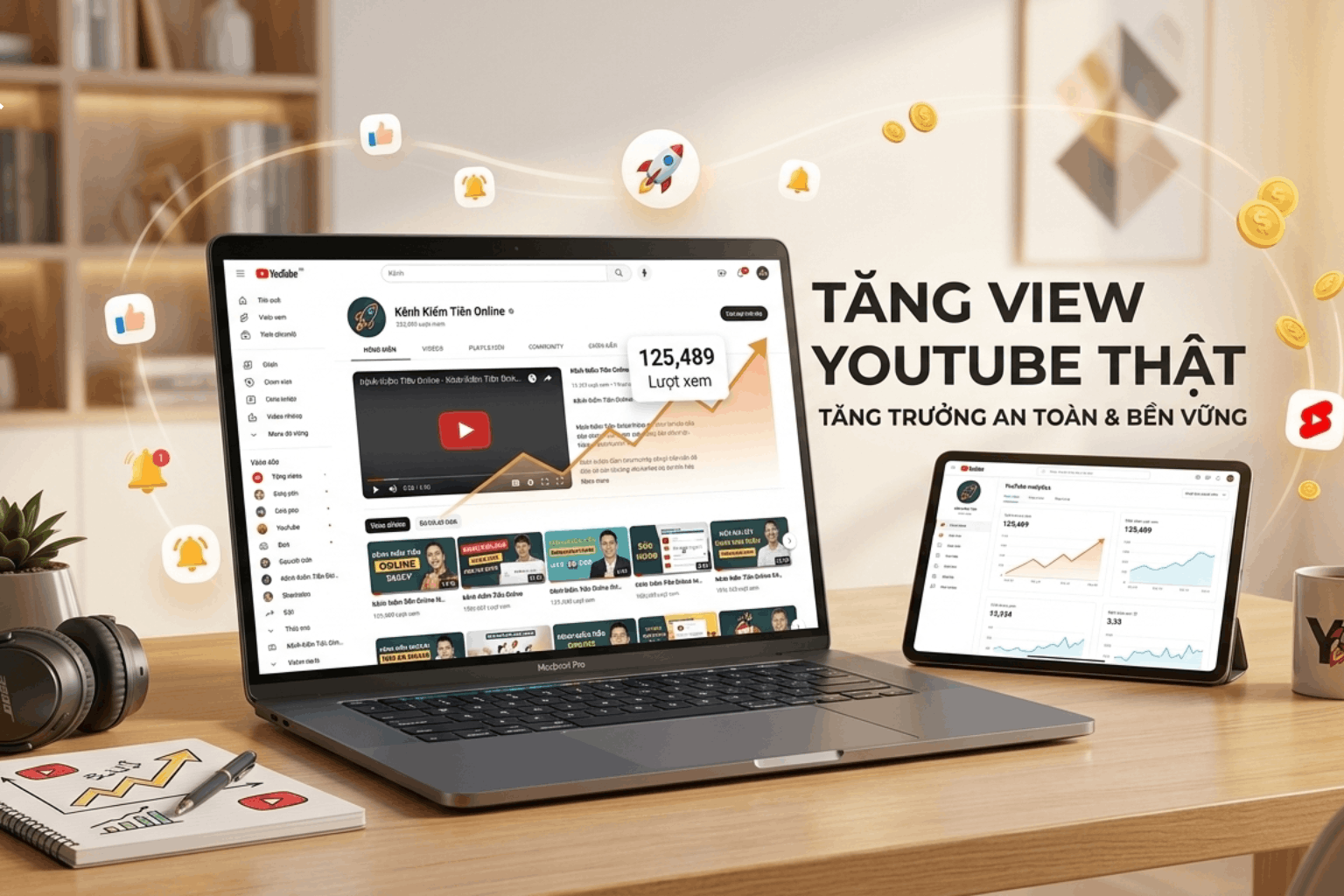 Tăng View YouTube Thật: 10 Cách Hiệu Quả Giúp Video Lên Top Nhanh (2026)