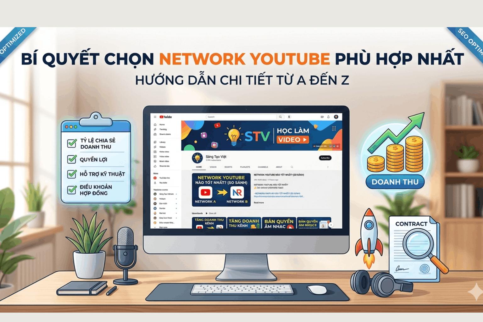 Cách Chọn Network Youtube Uy Tín, An Toàn Và Tối Ưu Doanh Thu Cho Creator