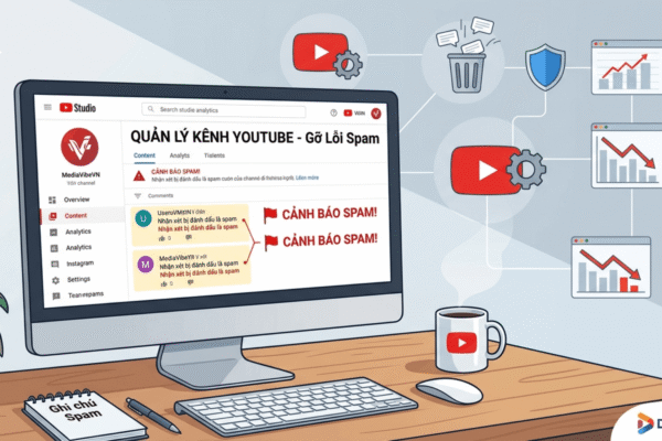 Cách Bảo Vệ Kênh YouTube Khỏi Spam Lâu Dài