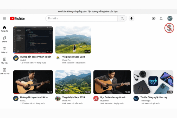 Tại Sao Kênh Youtube Không Hiển Thị Quảng Cáo?