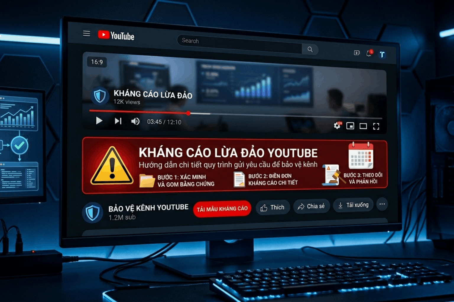 Kháng Cáo Lừa Đảo Youtube 2026: Cách Lấy Lại Kênh, Video Và Quyền Kiếm Tiền Đúng Quy Trình