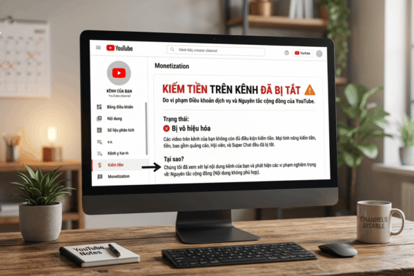 7 Nguyên Nhân Phổ Biến Khiến Bị Tắt Kiếm Tiền Do Vi Phạm