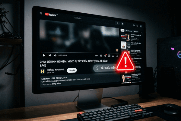 Cách Khắc Phục Tắt Kiếm Tiền Do Vi Phạm