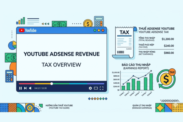 Thuế Adsense Youtube Bị Trừ Bao Nhiêu?