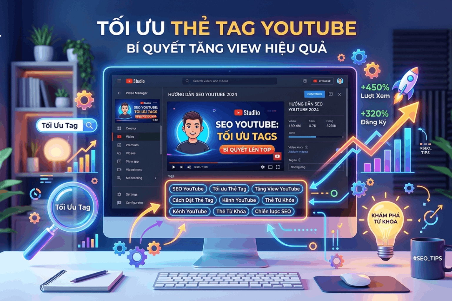 Tối Ưu Thẻ Tag YouTube: Cách Làm Chuẩn SEO Giúp Video Dễ Lên Top Và Tăng Đề Xuất Bền Vững