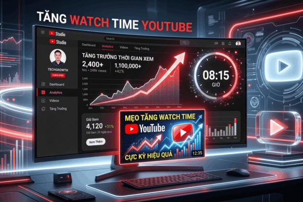 Dịch Vụ Hỗ Trợ Tăng Watch Time Youtube Đúng Chính Sách Tại STV Network