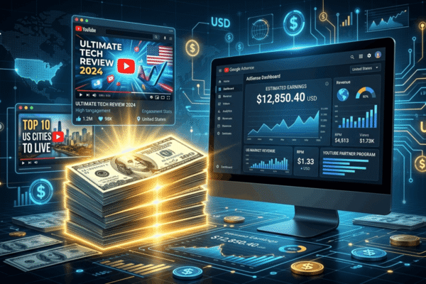 Cách Tăng RPM Adsense Youtube Thị Trường Mỹ