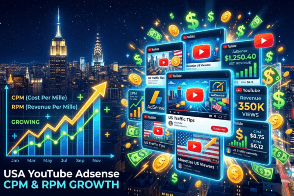 Adsense Youtube Thị Trường Mỹ Là Gì?