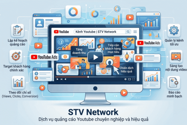 Quy Trình Chạy Quảng Cáo Youtube Tại STV Network