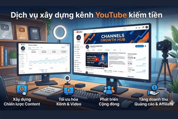 Dịch Vụ Xây Dựng Kênh Youtube Kiếm Tiền Tại STV Network Uy Tín