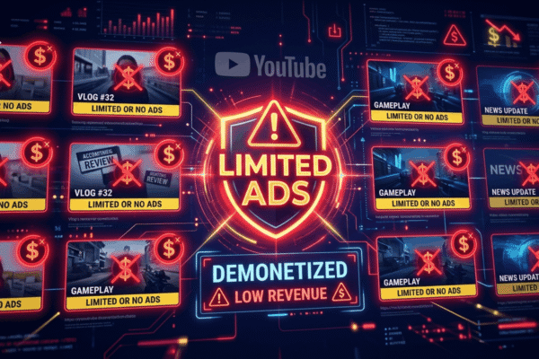 Vì Sao Kênh Youtube Bị Hạn Chế Quảng Cáo?
