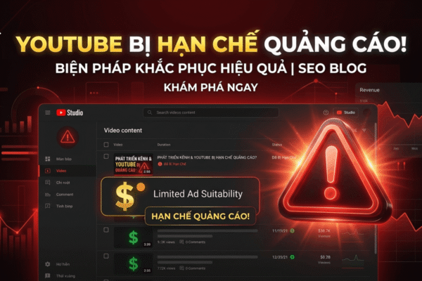 Kênh Youtube Bị Hạn Chế Quảng Cáo Là Gì?