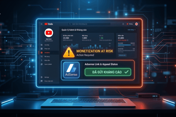 Quy Trình Kháng Cáo Adsense Youtube Chuẩn Tỷ Lệ Thành Công Cao