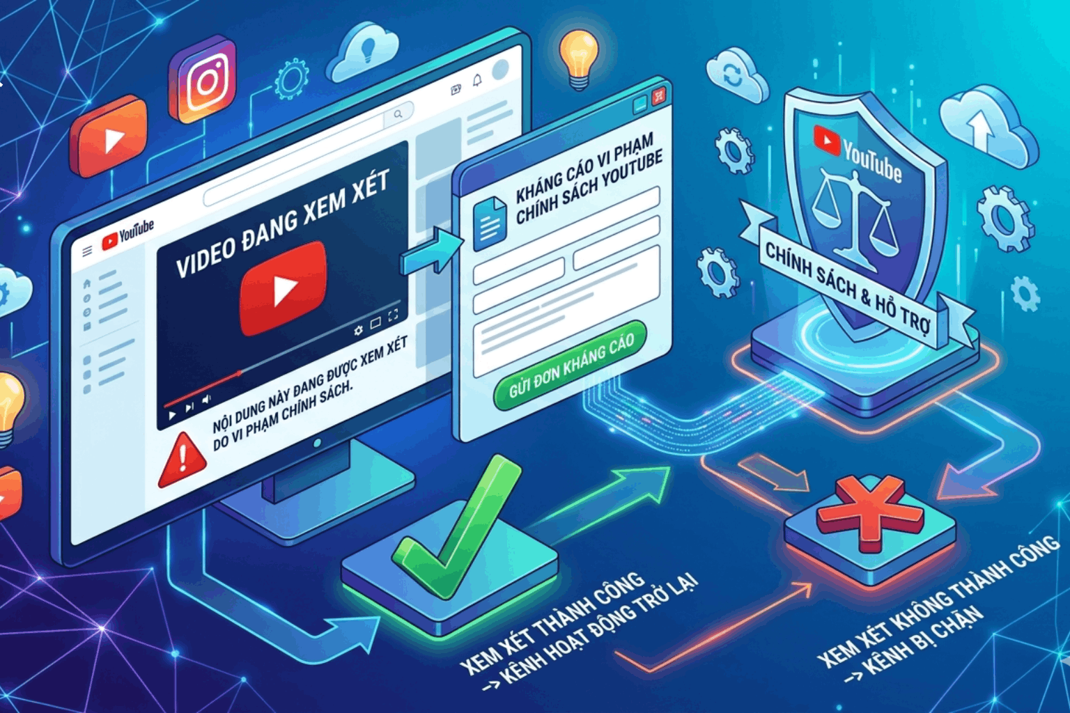 Kháng Cáo Vi Phạm Chính Sách YouTube: Hướng Dẫn Chuẩn Tăng Tỷ Lệ Thành Công