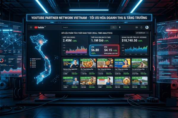 Dịch Vụ Hỗ Trợ Network Youtube Việt Nam Chuyên Nghiệp Tại STV Network