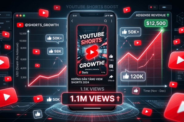 1 Triệu View Shorts Được Bao Nhiêu Tiền?