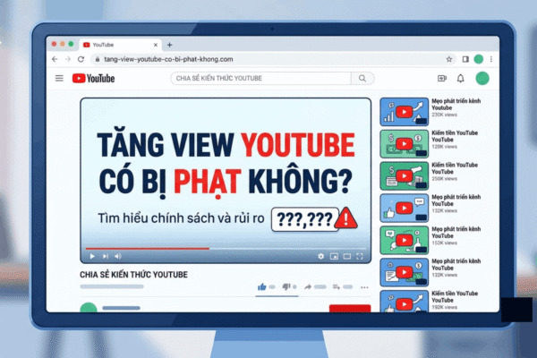Tăng View Youtube Có Bị Phạt Không? Cách Tăng View An Toàn Không Lo Mất Kiếm Tiền