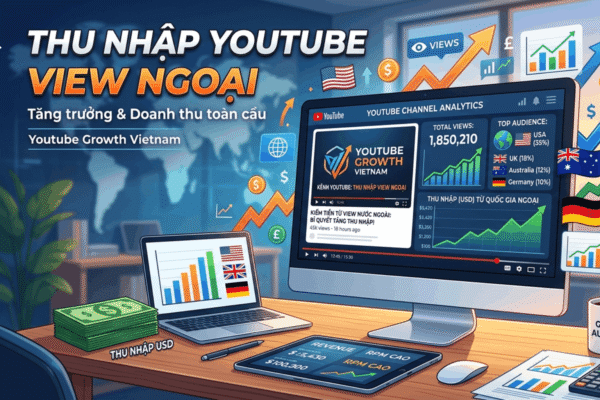 Thu Nhập Youtube View Ngoại Là Gì? Vì Sao Nhiều Người Chuyển Sang Làm YouTube Quốc Tế?