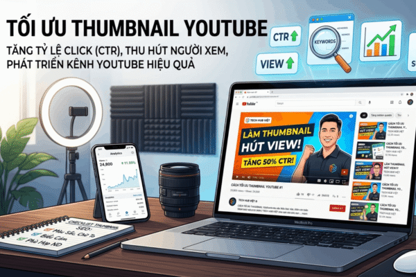 Tối Ưu Thumbnail Youtube Chuẩn SEO: Bí Quyết Tăng CTR Và Đưa Video Lên Đề Xuất
